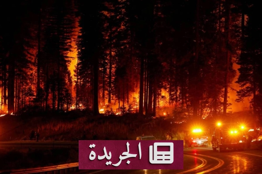 إخلاء مدينة سانتا كلاريتا الأمريكية جراء حريق غابات هائل - آخر الأخبار - الجريدة