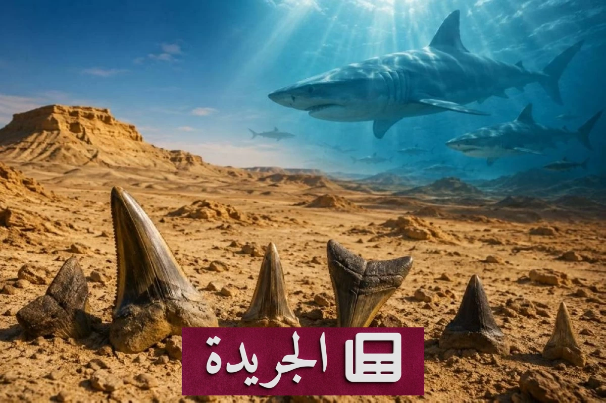 اكتشاف تاريخي في الصحراء.. 7 أنواع من أسماك القرش تعود إلى العصر الطباشيري - آخر أخبار الجريدة