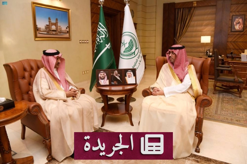 الأمير سعود بن عبدالله بن جلوي يستقبل مدير فرع صندوق التنمية الزراعي بجدة خلال لقاء رسمي