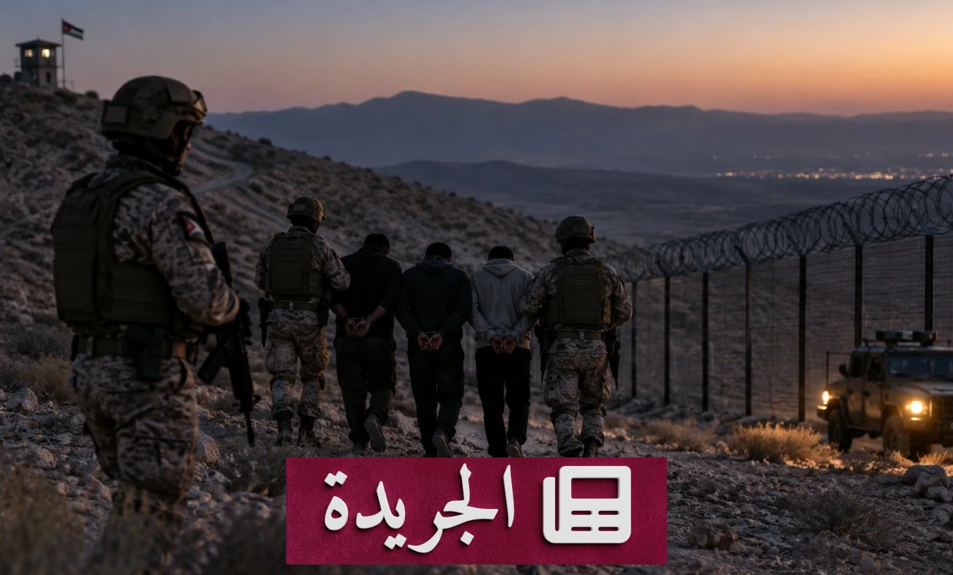 الأردن يحبط محاولة تسلل عبر الحدود ويقبض على أربعة أشخاص - آخر الأخبار - الجريدة