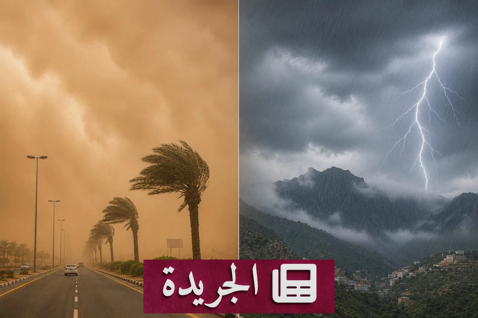 الأرصاد تحذر من رياح مثيرة للأتربة وأمطار رعدية في مناطق عدة - آخر أخبار الجريدة