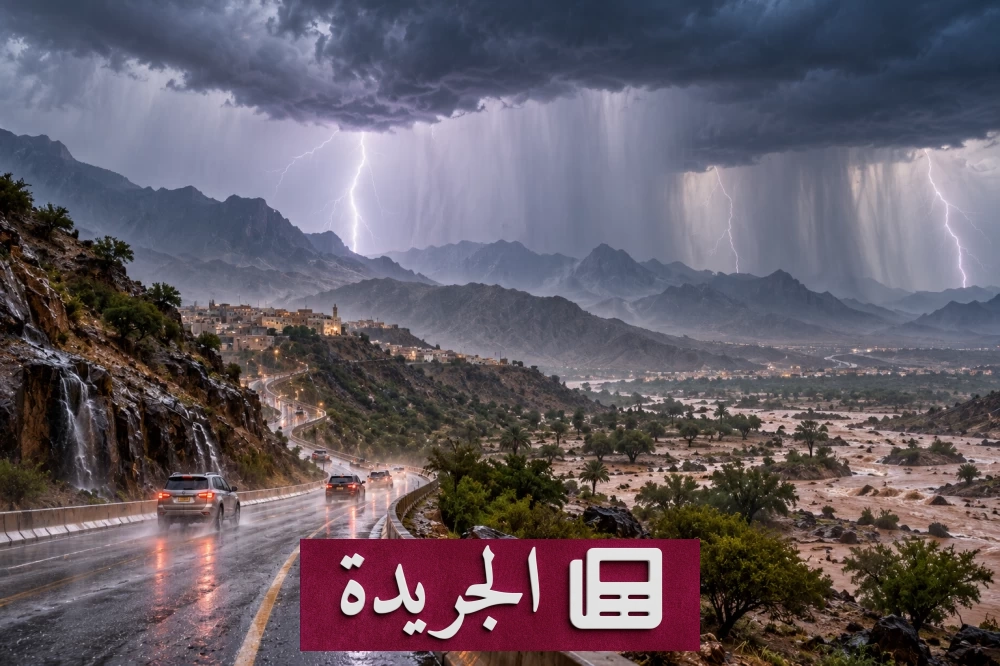 «الأرصاد» يحذر من أمطار غزيرة وسيول في خمس مناطق بالمملكة اليوم - آخر الأخبار - الجريدة
