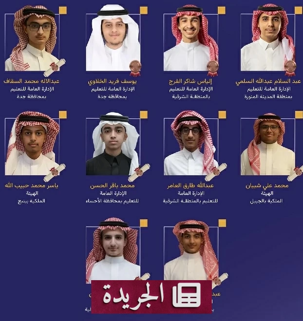 المنتخب السعودي للرياضيات يتوج بـ10 جوائز في أولمبياد آسيا والباسيفيك 2026 - آخر الأخبار - الجريدة