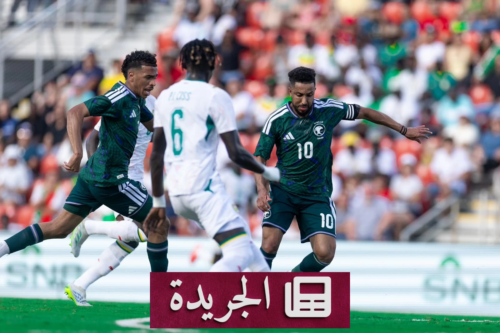 لاعبو المنتخب السعودي في مباراة ودية أمام السنغال بسان أنطونيو ضمن تحضيرات كأس العالم 2026