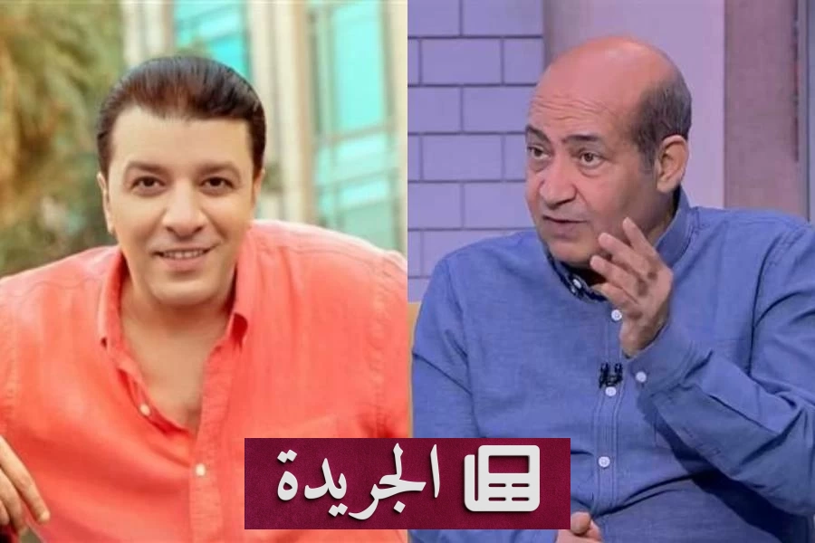 طارق الشناوي ومصطفى كامل أثناء جلسة الصلح في نقابة الصحفيين المصرية