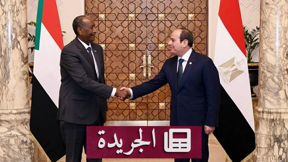 السيسي والبرهان يتفقان على تعزيز الحل السياسي لأزمة السودان - آخر أخبار الجريدة