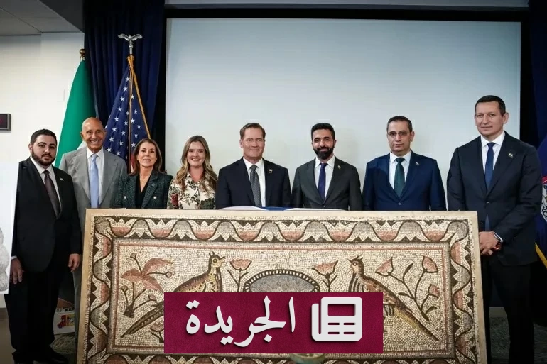 أمريكا ترد 36 قطعة أثرية إلى سورية من بينها منحوتة من تدمر - آخر أخبار الجريدة