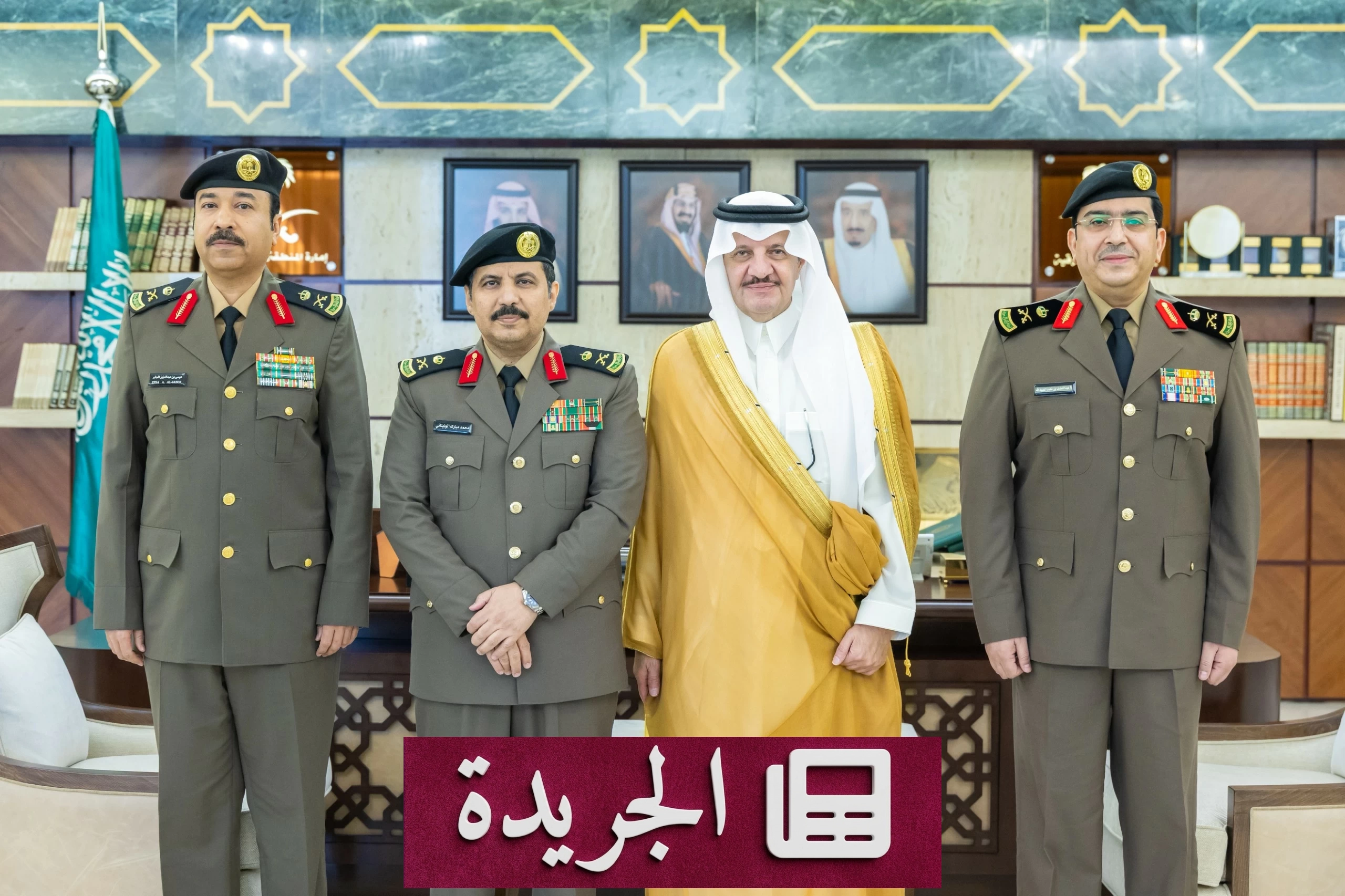 أمير الشرقية يمنح رتبتي لواء للعبيدالله والجابر - آخر الأخبار - الجريدة