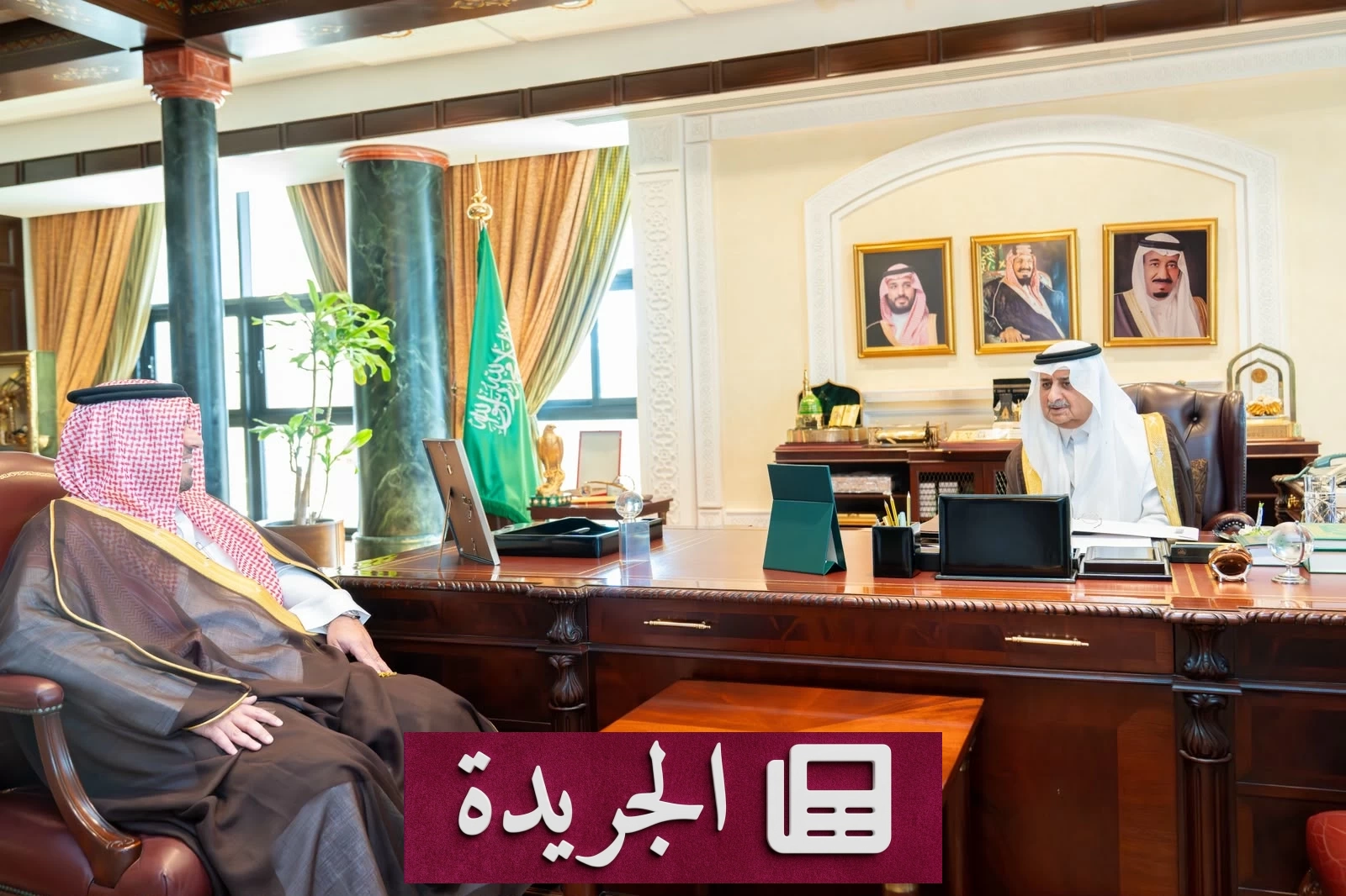 أمير تبوك يستقبل مدير فرع الرياضة في المنطقة - آخر الأخبار - الجريدة
