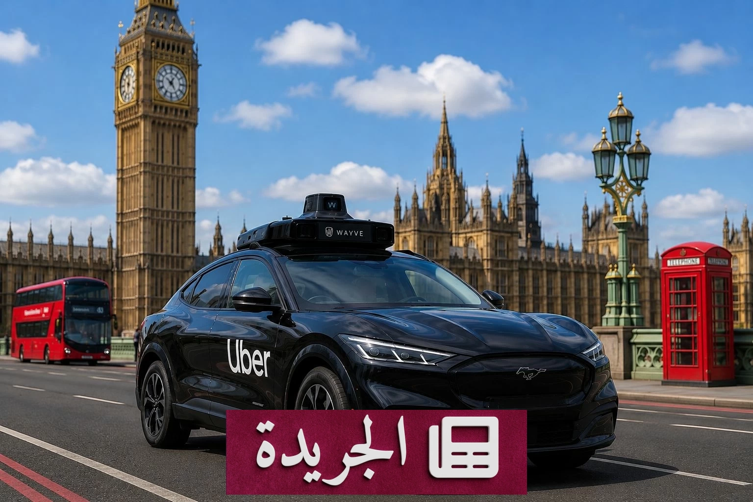 أوبر تطلق أولى رحلاتها ذاتية القيادة في لندن بالتعاون مع شركة بريطانية - آخر أخبار الجريدة
