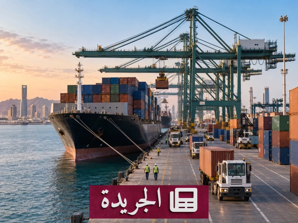 ارتفاع قياسي في حركة الحاويات بموانئ السعودية 52.9 بالمئة خلال 2025 - آخر الأخبار - الجريدة