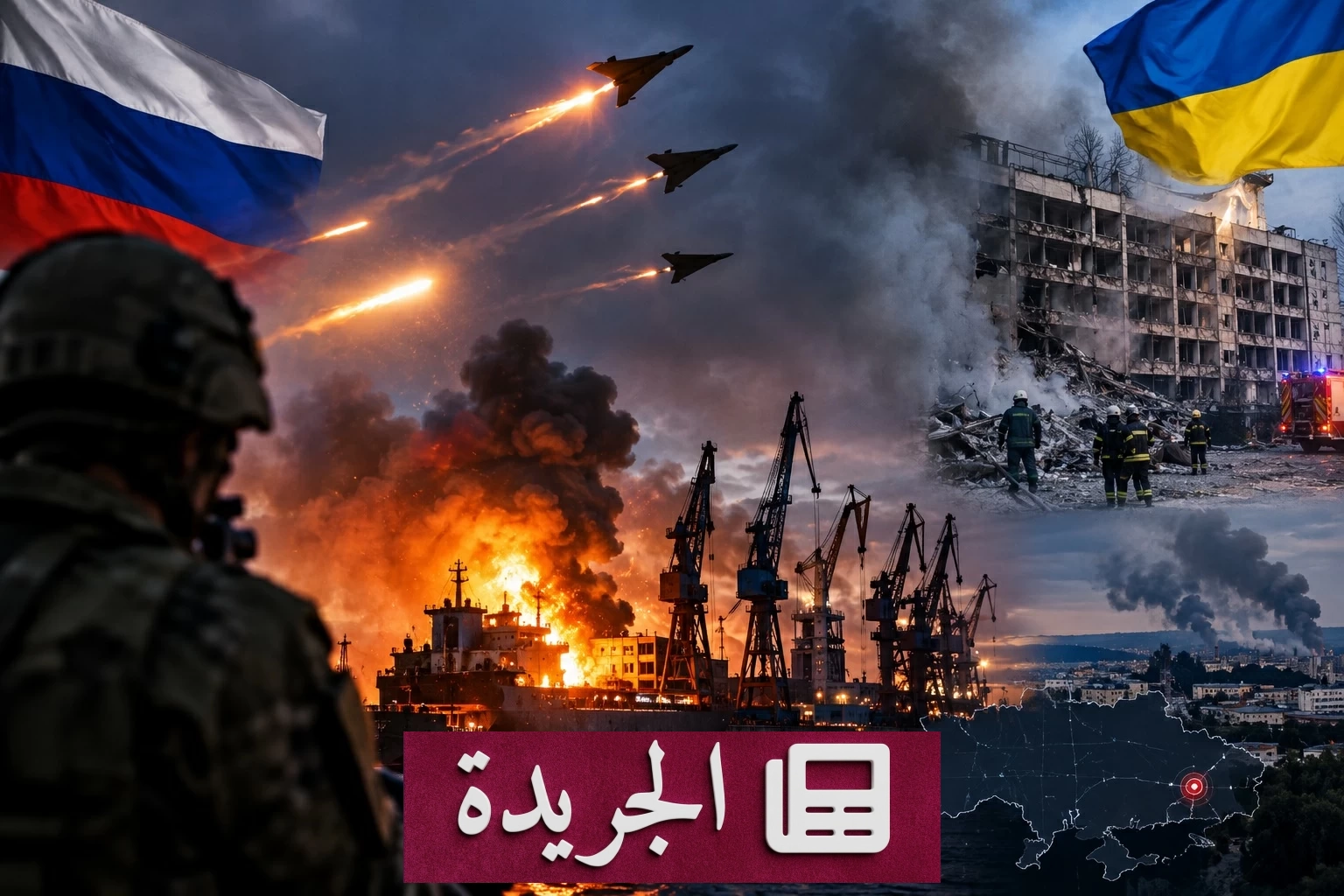 اشتعال حرب المسيّرات.. موسكو تقصف موانئ أوكرانيا وتسجل إصابات في بيلغورود - آخر الأخبار - الجريدة