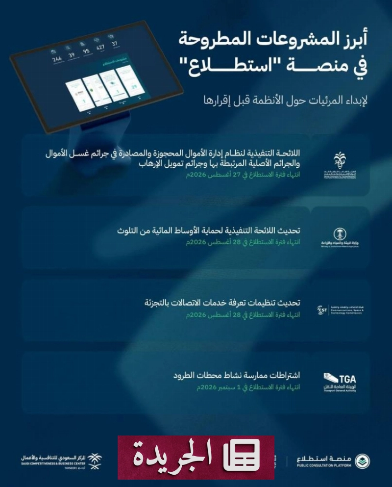 اشتراكك في النشرة الإخبارية اليومية أصبح متاحاً الآن - آخر الأخبار - الجريدة