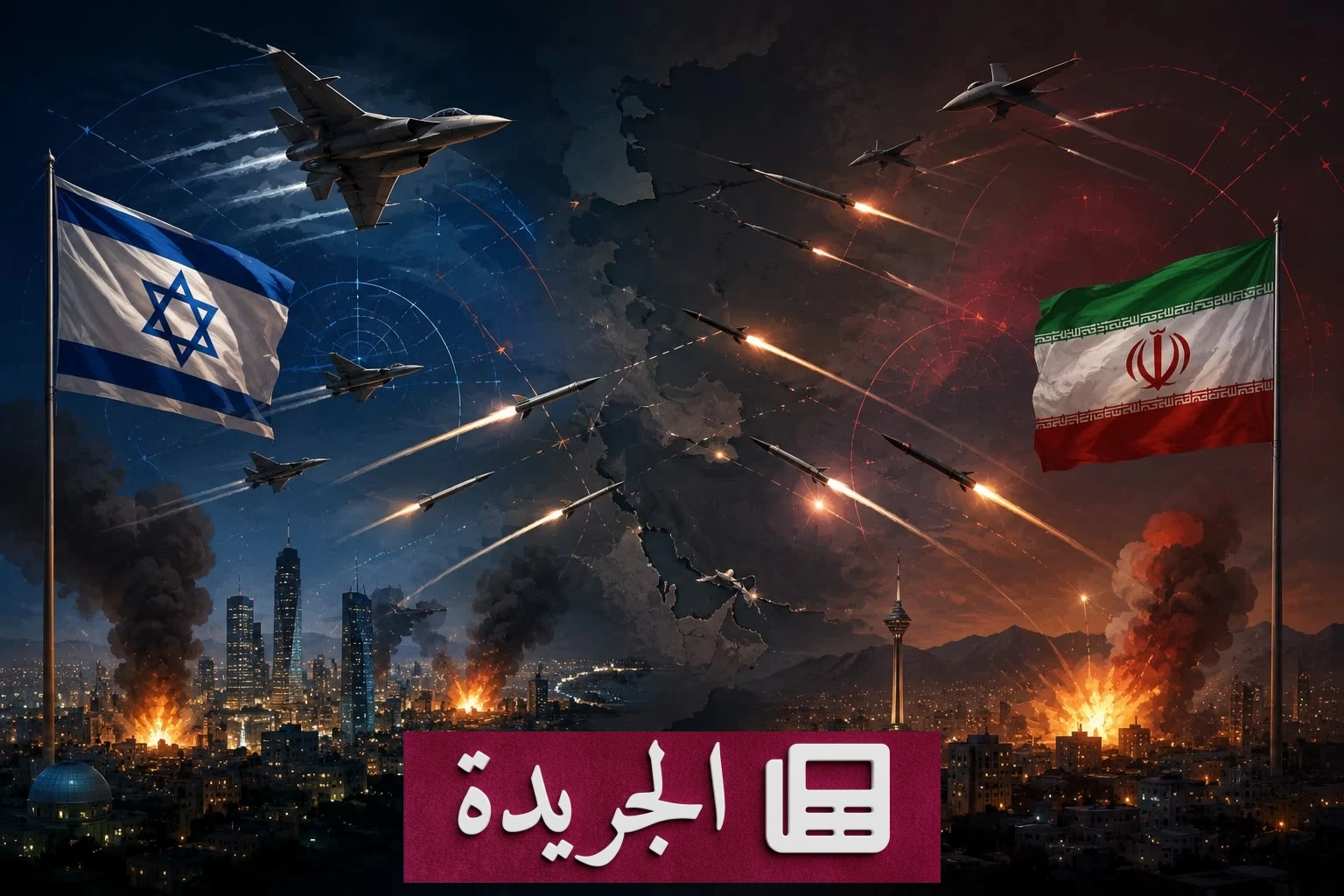 إسرائيل ترد عسكرياً على إيران بانفجارات في طهران وتبريز وأصفهان - آخر الأخبار - الجريدة