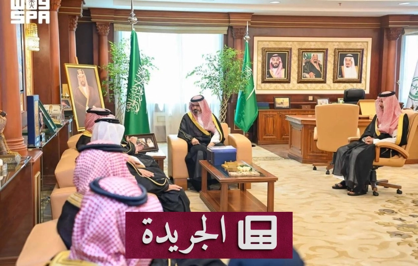 استقبال الأمير ناصر بن محمد بن جلوي لرئيس مجلس إدارة غرفة جازان - آخر الأخبار - الجريدة