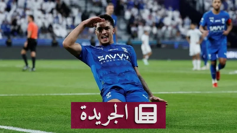 ماركوس ليوناردو لاعب نادي الهلال البرازيلي خلال مباراة