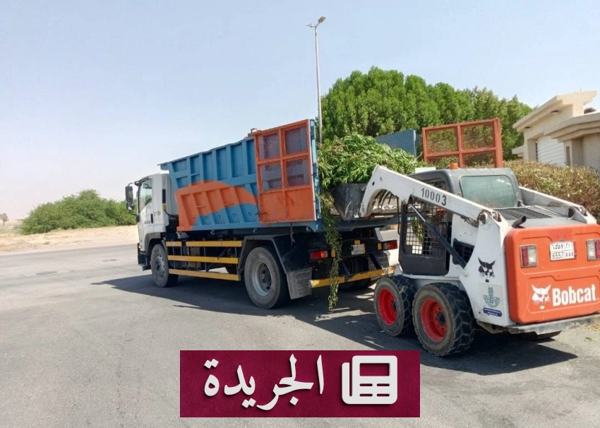 بلدية النعيرية تزيل خمسة آلاف وخمسمائة متر مكعب من المخلفات في حملة بيئية - آخر الأخبار - الجريدة