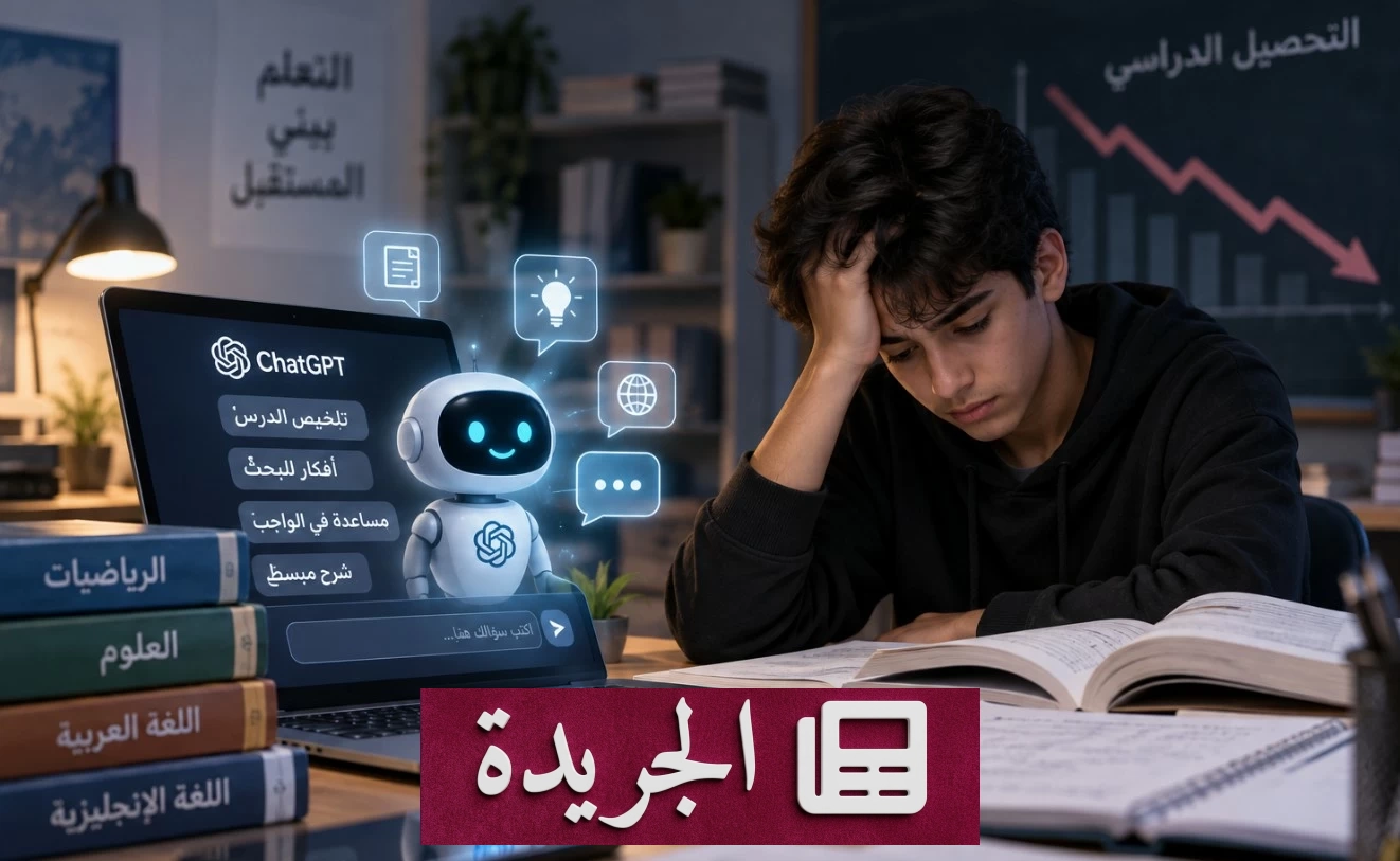 دراسة دولية تحذر من تأثير الإفراط في استخدام الذكاء الاصطناعي على التحصيل الدراسي - آخر الأخبار - الجريدة