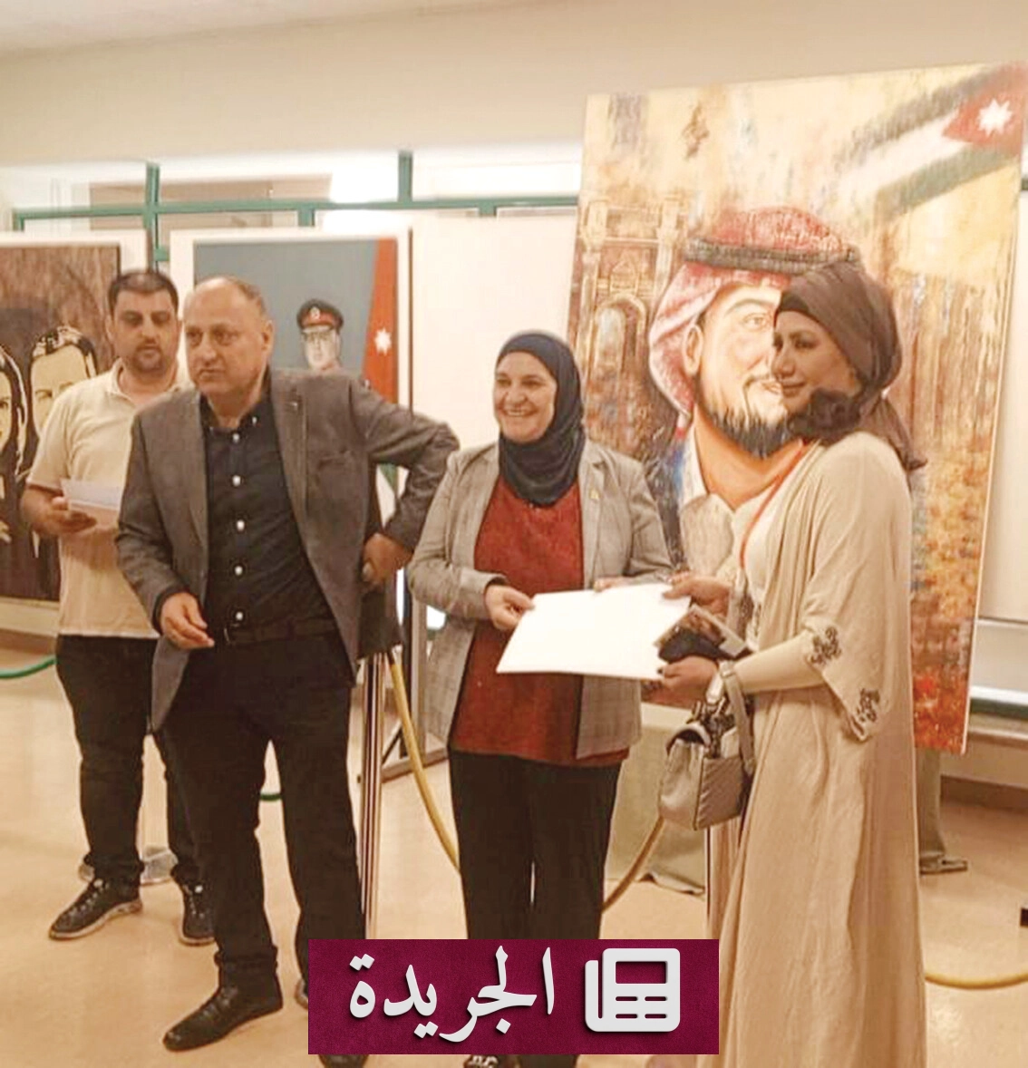 فنانة تشكيلية سعودية تبرز هويتها في ملتقى جرش للفنون - آخر الأخبار - الجريدة