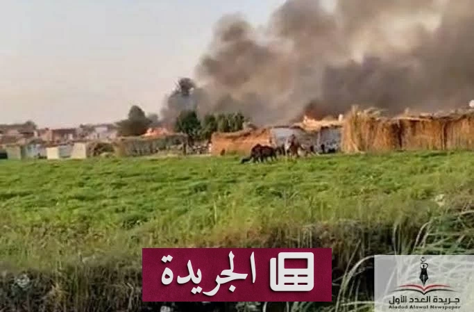 حريق هائل يدمر ستة منازل وسبعة أحواش في دار السلام بسوهاج - آخر الأخبار - الجريدة
