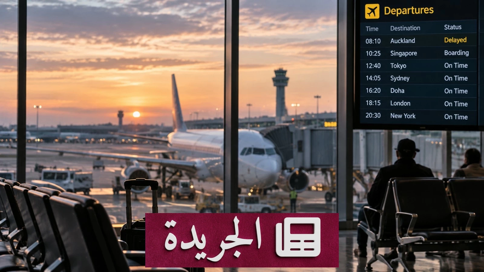 خلاف طيارين يطيل رحلة جوية 14 ساعة ويؤخر وصول الركاب - آخر أخبار الجريدة
