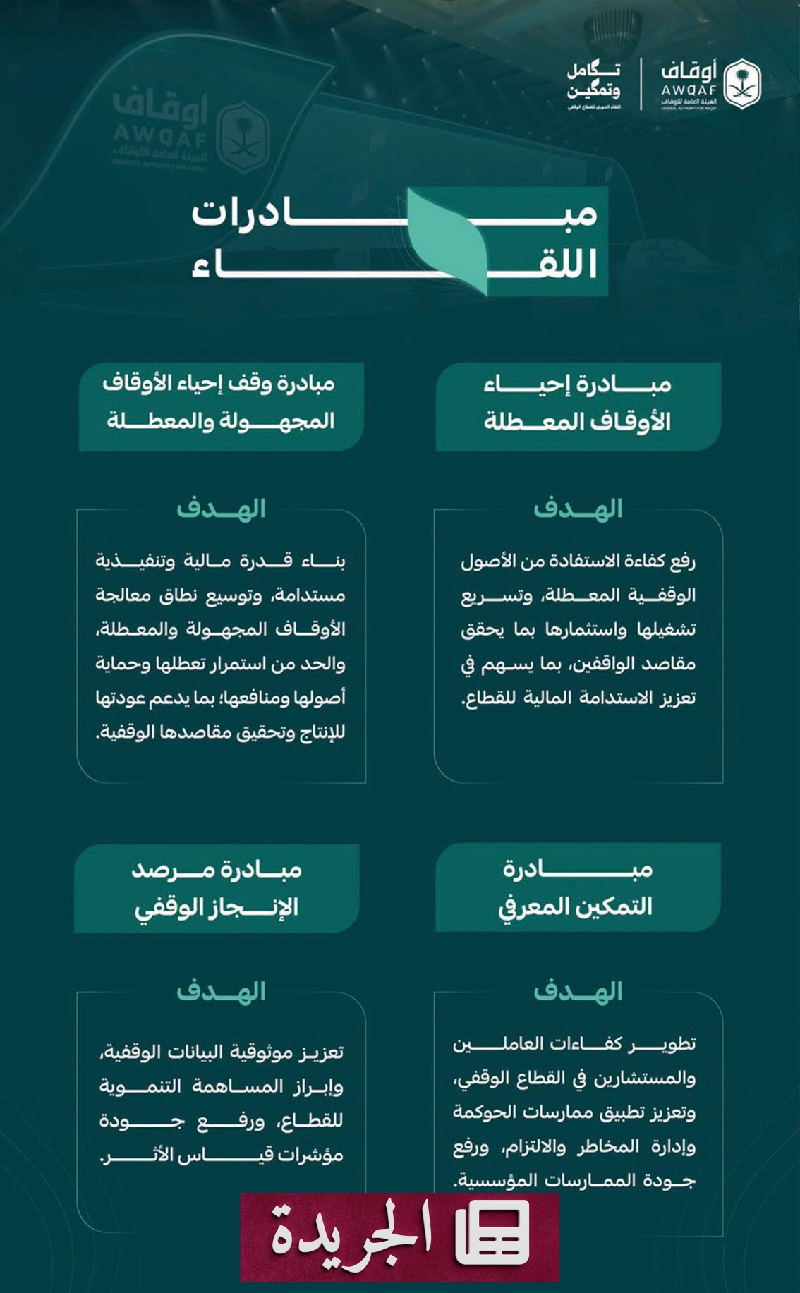 لائحة جديدة لإحياء الأوقاف المجهولة والمعطلة في المملكة - آخر الأخبار - الجريدة