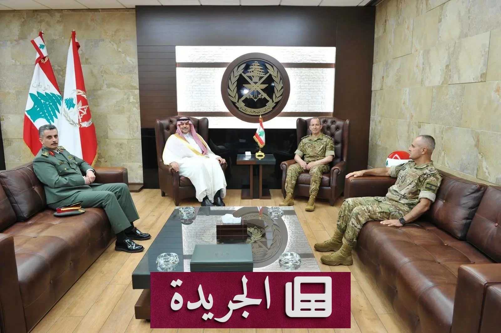 لقاء دبلوماسي بين سفير السعودية وقائد الجيش اللبناني - آخر الأخبار - الجريدة