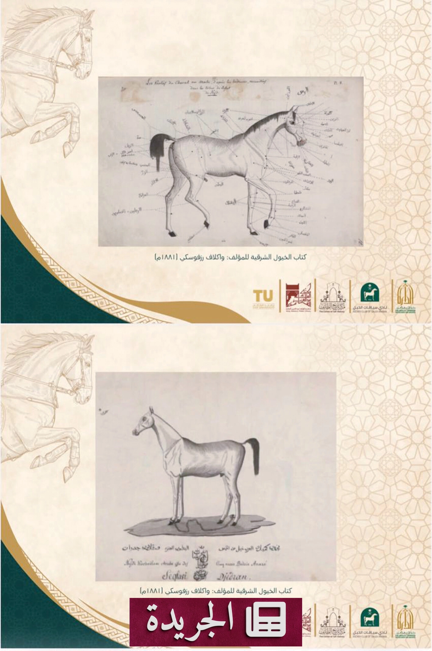 معرض الطائف يسلط الضوء على الوثائق النادرة لتاريخ الخيل العربية - آخر الأخبار - الجريدة