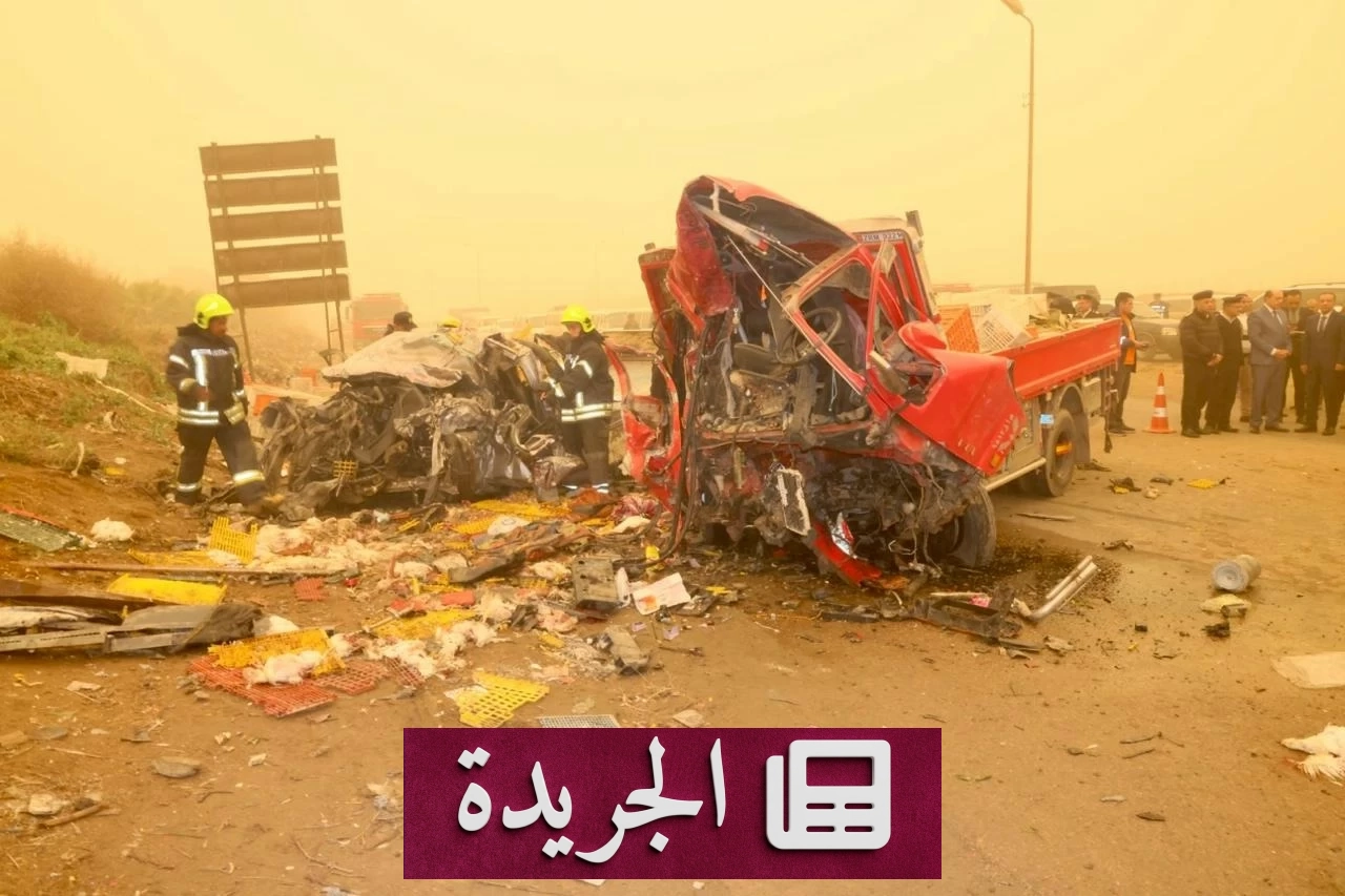 مصرع ثمانية عمال وإصابة أربعة في حادث تصادم مروّع بالمنوفية - أخبار أونلاين