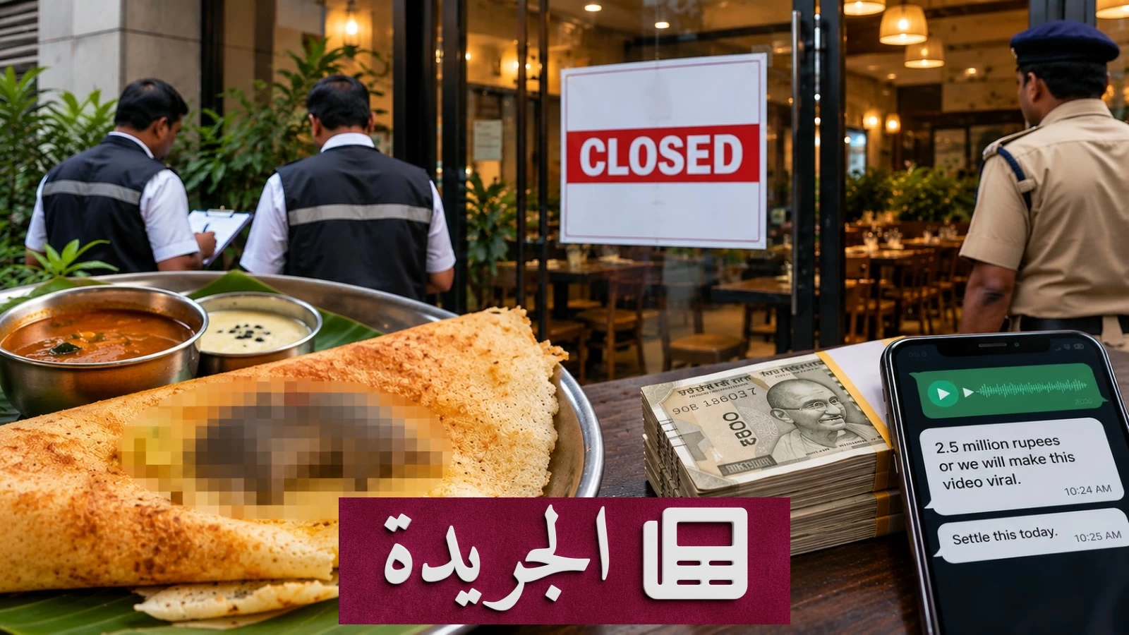 مطعم في الهند يتحول إلى قضية ابتزاز بعد شكوى بشأن فأر في الوجبة - آخر أخبار الجريدة