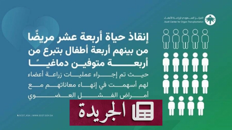 نجاح المركز السعودي لزراعة الأعضاء في إنقاذ 14 مريضاً بأربع عمليات استئصال - آخر أخبار الجريدة