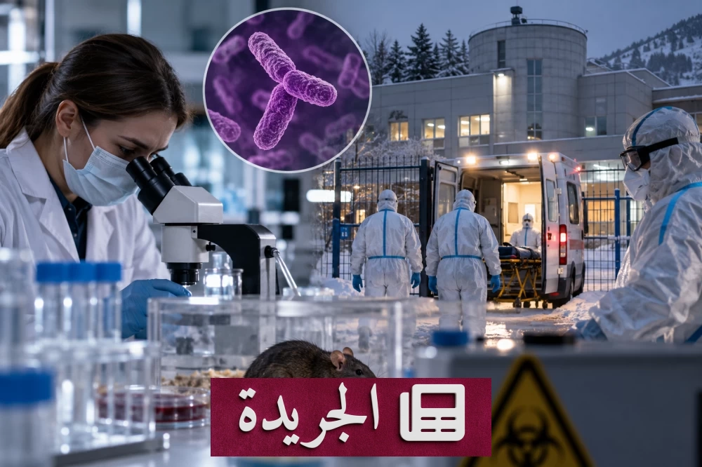 صورة تعبيرية توضح إجراءات احترازية في مستشفى بروسيا بعد وفاة موظفة في معهد أبحاث الطاعون