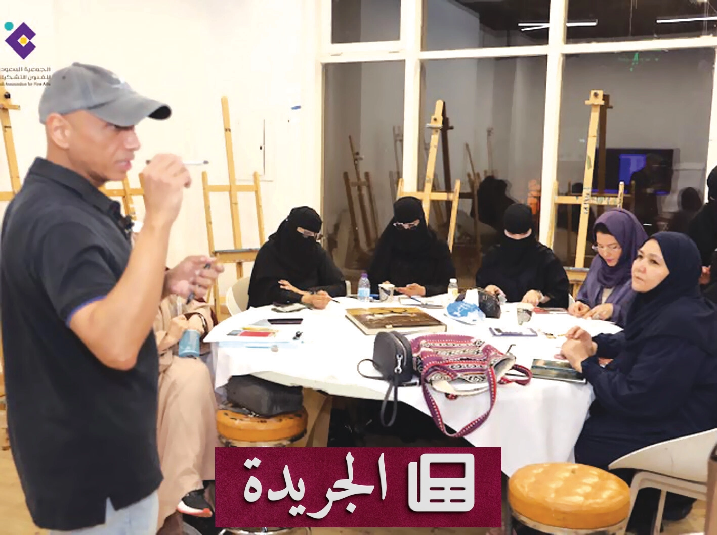 ورشة فنية متخصصة لرسم الخيل بأقلام الرصاص تنجح في الرياض - آخر الأخبار - الجريدة