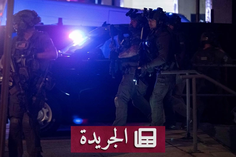 صورة توضح مشهداً أمنياً عقب هجوم مسلح خلال مهرجان «أولد ويست إند» في ولاية أوهايو الأمريكية