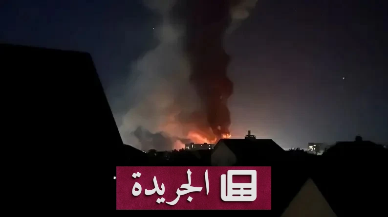 جانب من القصف الأوكراني على محطات النفط في موسكو خلال الهجوم الأخير بالطائرات المسيّرة