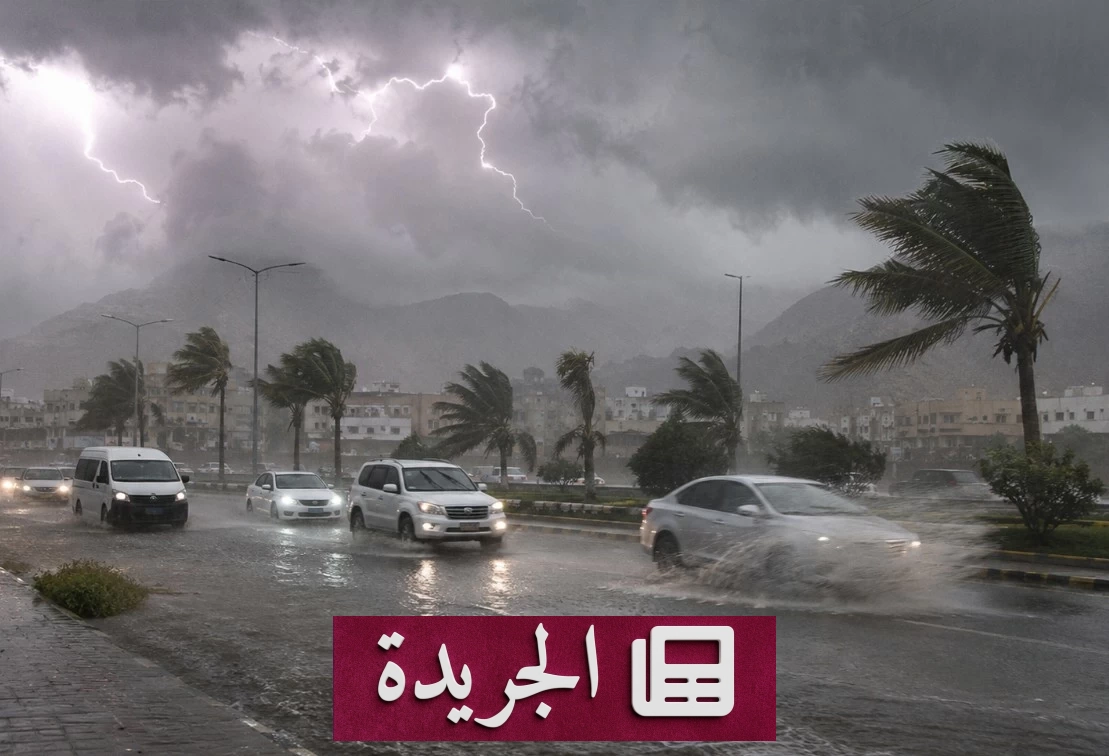 تحذير عاجل من الأرصاد: أمطار غزيرة ورياح عاتية تضرب جازان - آخر الأخبار - الجريدة