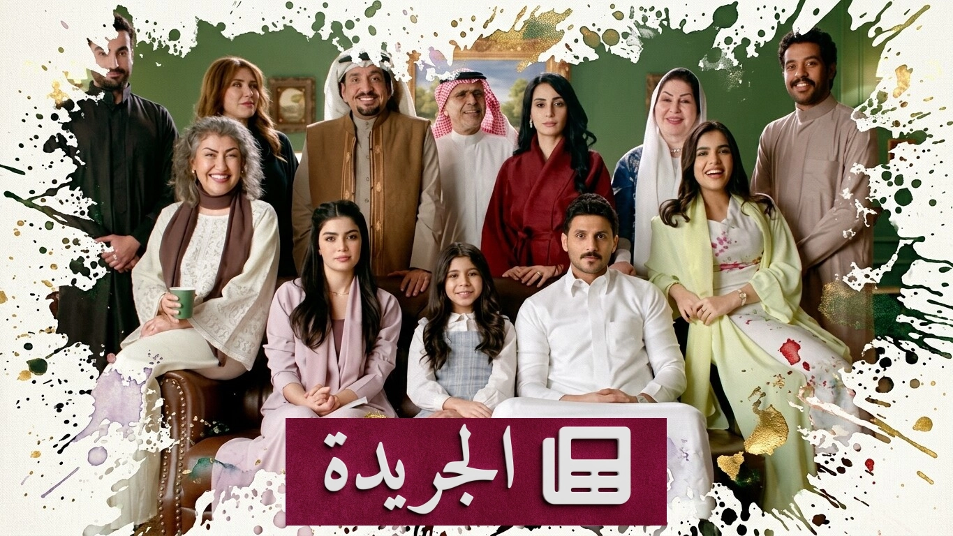 صورة للفنان عبد الله السدحان أثناء تصوير مشهد من مسلسل «أحلى نصيب» السعودي